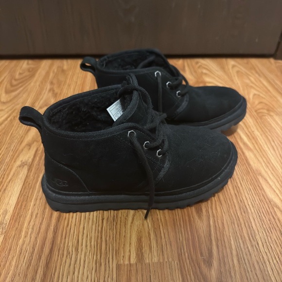 UGG Other - UGG Black Lace-Up Suede Boots